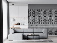 Industrial Riverside Brick Loft Facade Wall Mural