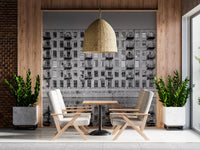 Industrial Riverside Brick Loft Facade Wall Mural