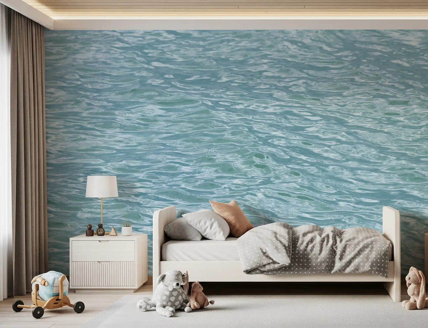 Glacial Ripples Aquatic Surface Wall Mural