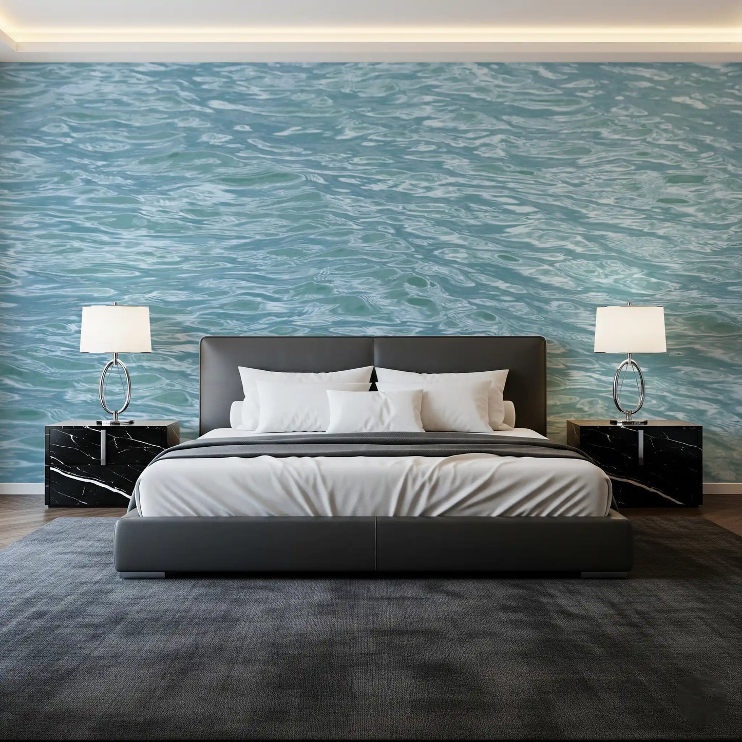 Glacial Ripples Aquatic Surface Wall Mural