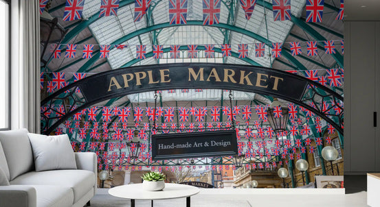 Covent Garden Union Jack Celebration Wall Mural