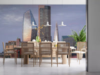 London Metropolitan Skyline Vista Wall Mural