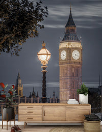 London Clock Tower Twilight Scene Wall Mural