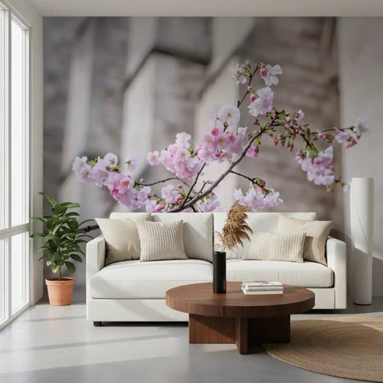Spring Blossom Branch Wall Mural