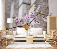 Spring Blossom Branch Wall Mural