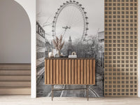 Monochrome London Landmark Skyline Wall Mural