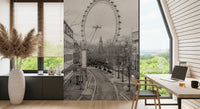 Monochrome London Landmark Skyline Wall Mural