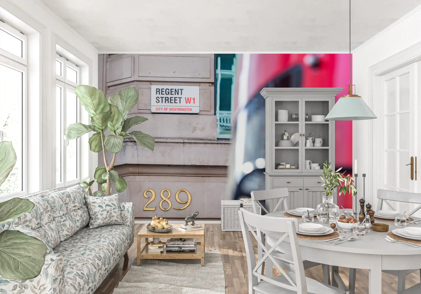 Iconic London Street Sign Wall Mural