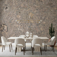 Natural Cork Grain Texture Wall Mural