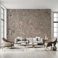 Natural Cork Grain Texture Wall Mural