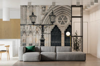 Gothic Cathedral Lantern Wall Mural