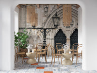 Gothic Cathedral Lantern Wall Mural