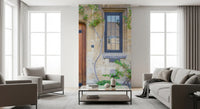 Cotswold Stone Cottage Entrance Wall Mural