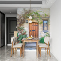 Cotswold Stone Cottage Entrance Wall Mural