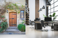 Cotswold Stone Cottage Entrance Wall Mural