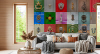 Classic Door Knockers Mosaic Wall Mural