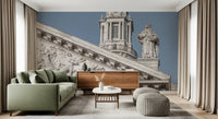 Neoclassical Architectural Facade Wall Mural