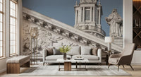 Neoclassical Architectural Facade Wall Mural
