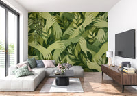 Intertwined Foliage Hands Wall Mural