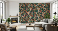 Abstract Seaweed Foliage Wallpaper⁠