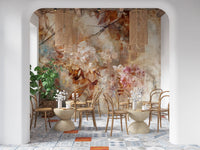 Rustic Blossom Serenade Wall Mural