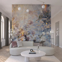 Misty Morning Botanical Wash Wall Mural