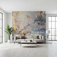 Misty Morning Botanical Wash Wall Mural