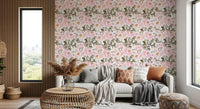 Soft Pink Peony Garden Wallpaper⁠
