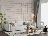 Soft Flowing Check Wall Mural