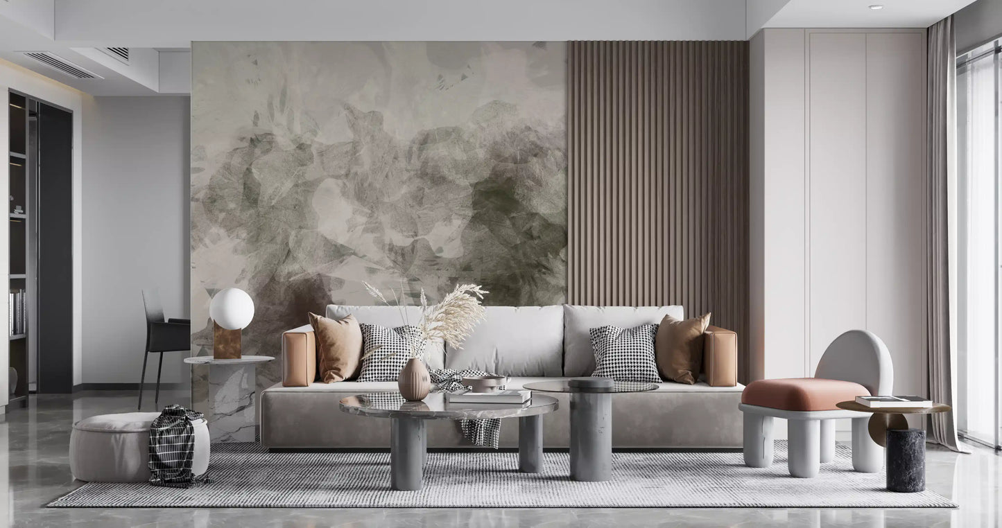 Ethereal Smoke Wash Wall Mural