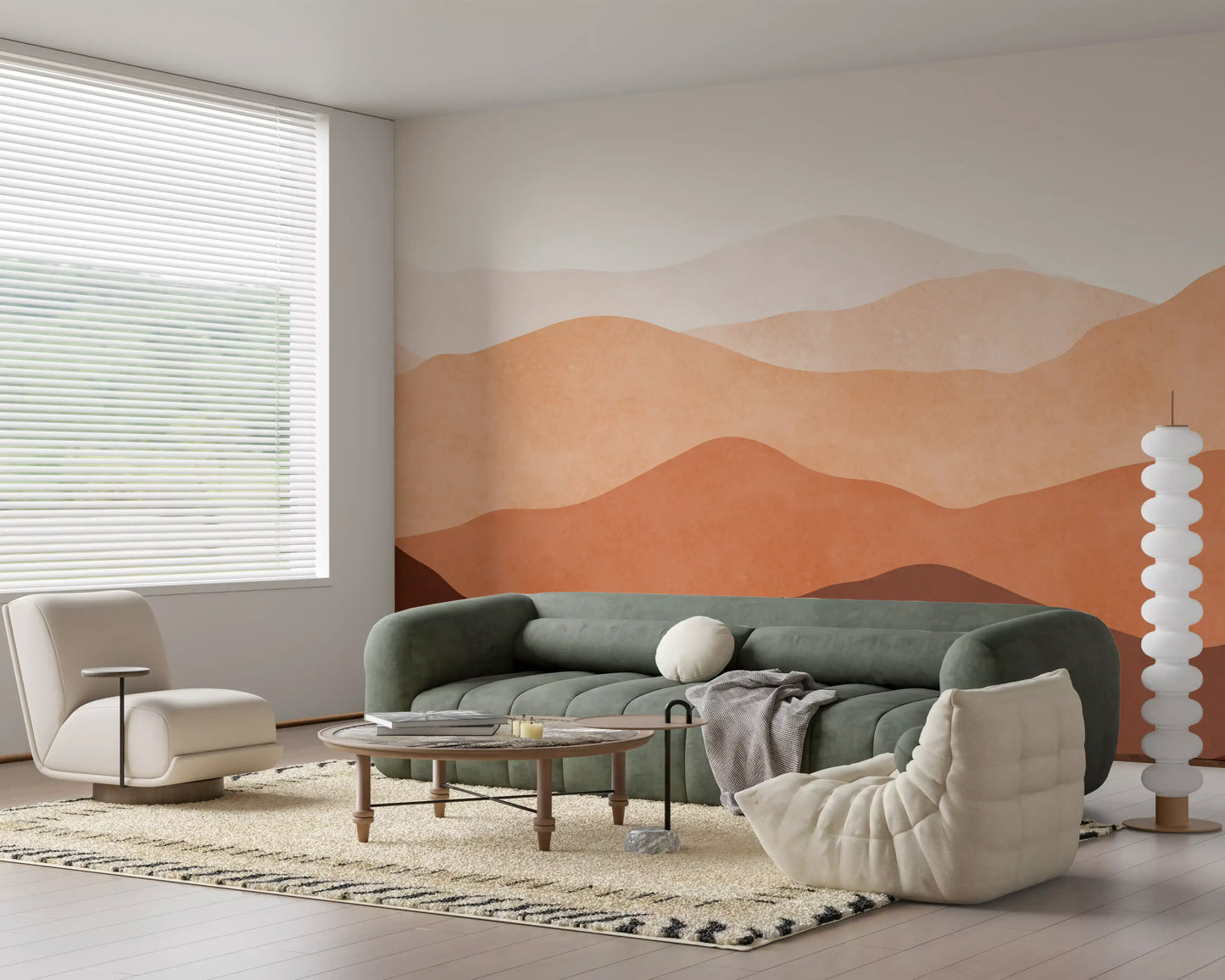 Abstract Desert Dunes Wall Mural