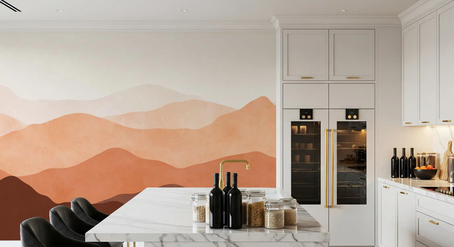 Abstract Desert Dunes Wall Mural