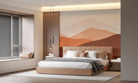 Abstract Ombre Mountains Wall Mural