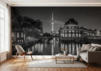 Berlin Metropolitan Night View Wall Mural