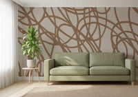 Abstract Swirl Pattern Wall Mural