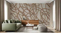 Abstract Swirl Pattern Wall Mural