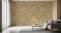 Japanese Maple Leaves - Mustard Wallpaper⁠