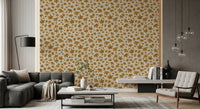 Japanese Maple Leaves - Mustard Wallpaper⁠