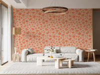 Japanese Maple Leaves - Soft Corals Wallpaper⁠