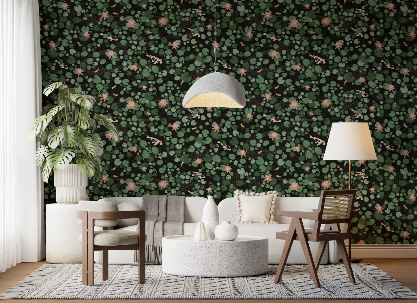 Lily Pad Pond Wallpaper⁠