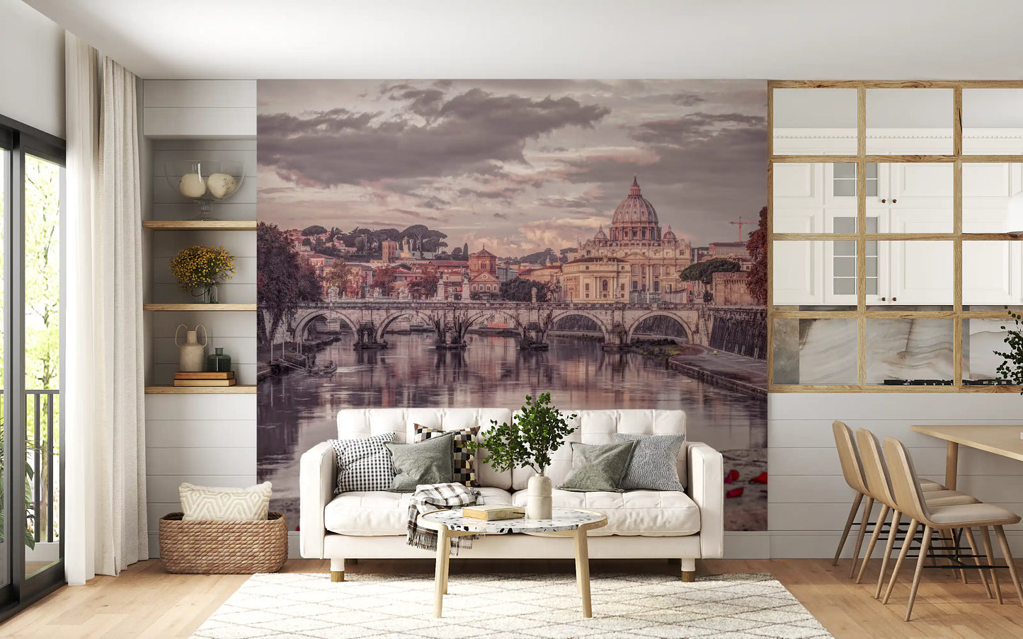 Twilight St. Peter's Basilica View Wall Mural