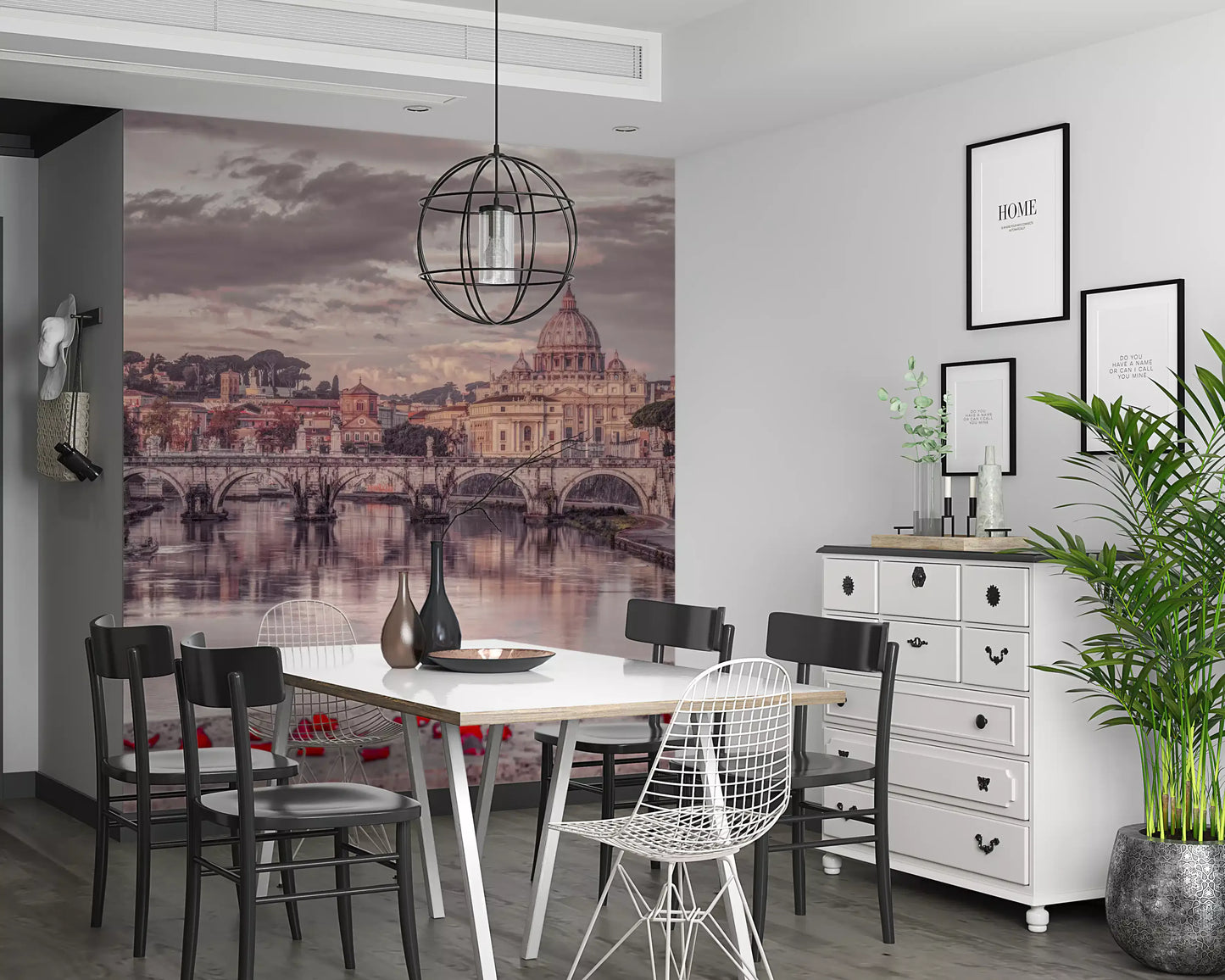 Twilight St. Peter's Basilica View Wall Mural
