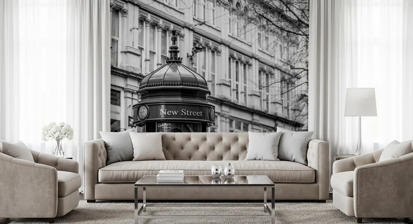 Metropolitan Architectural Pillar Wall Mural
