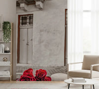 Rustic Romance Floral Still Life Wall Mural