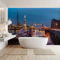 Thames Reflection Architecture Wall Mural