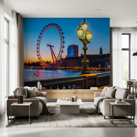 London Eye Twilight Vista Wall Mural