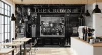 Classic Tavern Street Scene Wall Mural