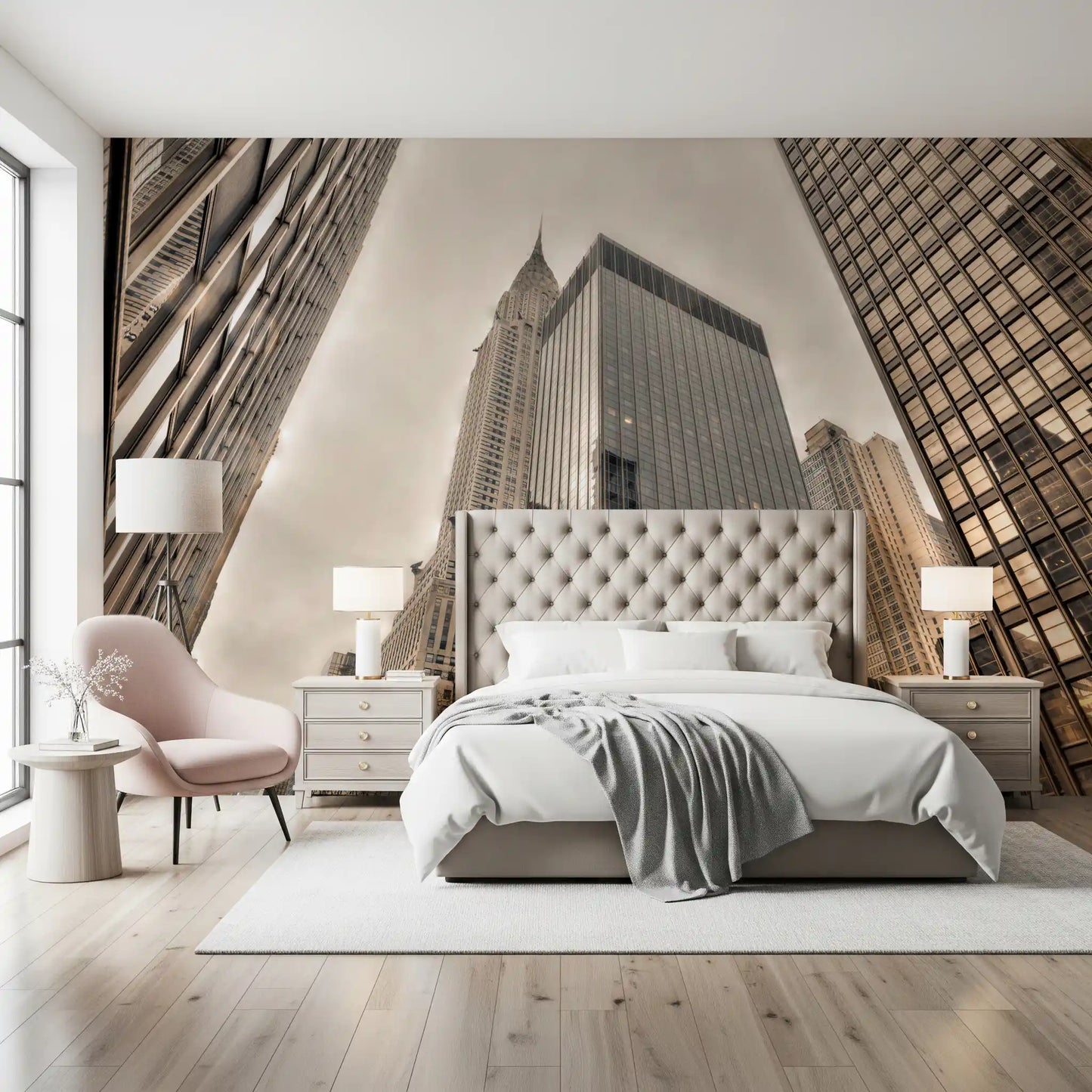 Architectural Heights and Spire Wall Mural