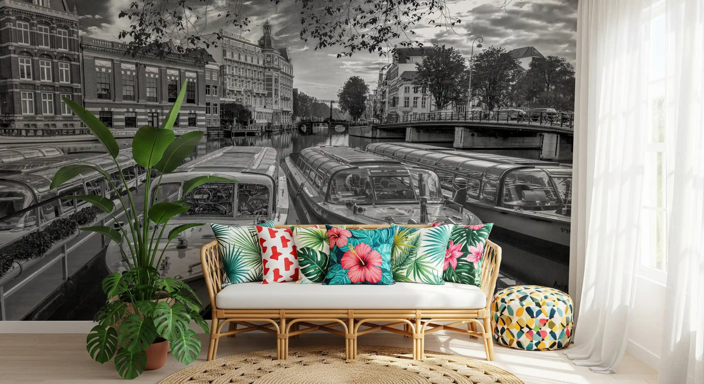 Historic Dutch Waterway Wall Mural