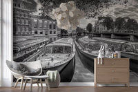 Historic Dutch Waterway Wall Mural